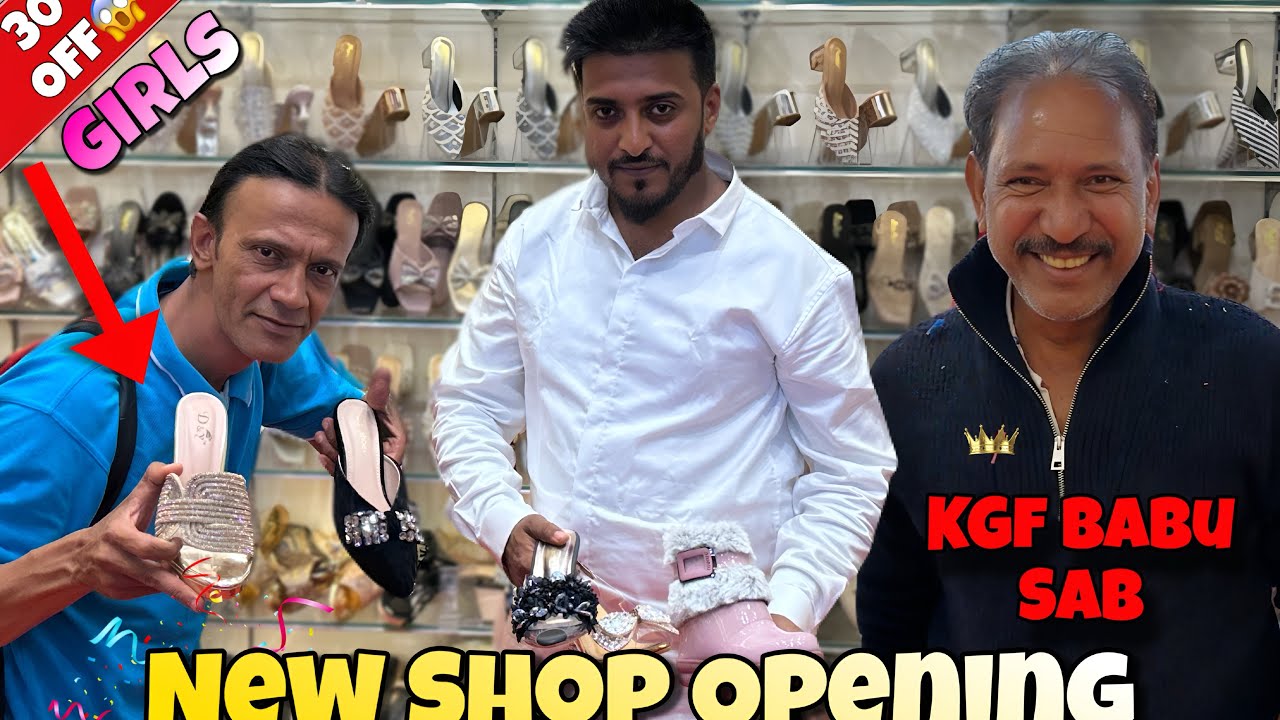📍 Shivajinagar New Shop Opening | SS Collection Girls Slippers | 30% OFF | KGF Babu Sab
