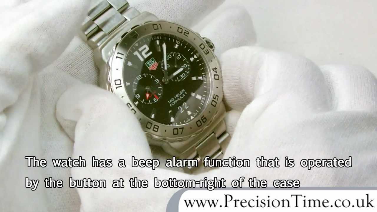 Tag Heuer WAU111A.BA0858 F1 Grande Date Alarm Gents Quartz Watch