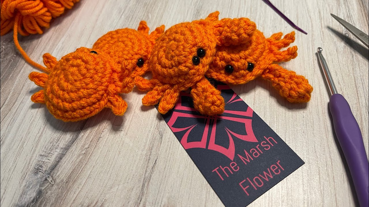 Crochet a Little Crab with Me