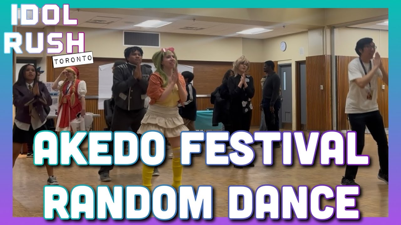 J-Pop Random Dance at Akedo Festival 2025 hosted by Idol Rush Toronto