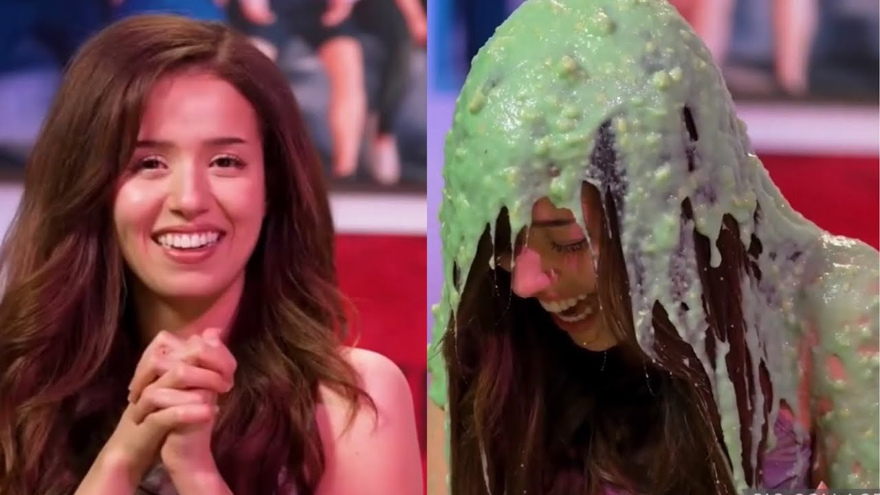 Popular Streamer Pokimane Takes A Bucket Of Slime!!