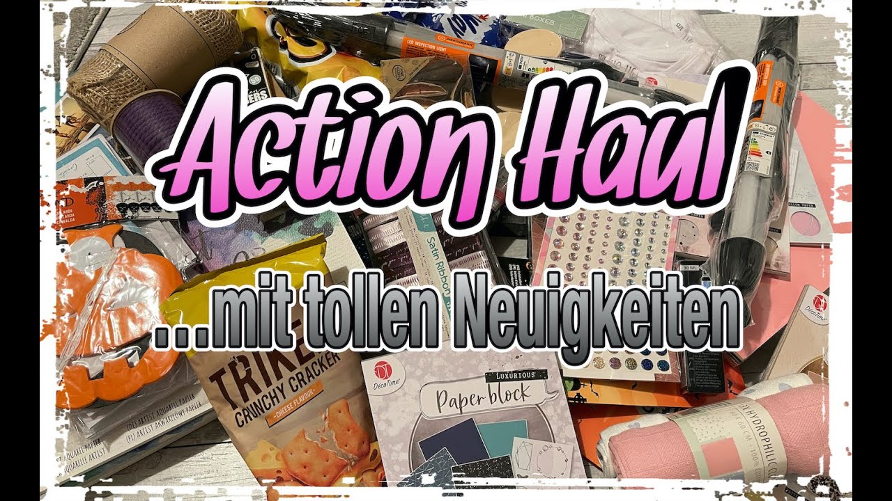 Action Haul (deutsch), was gibt es neues? und ganz viel Inspirationen und Tipps, basteln mit Papier