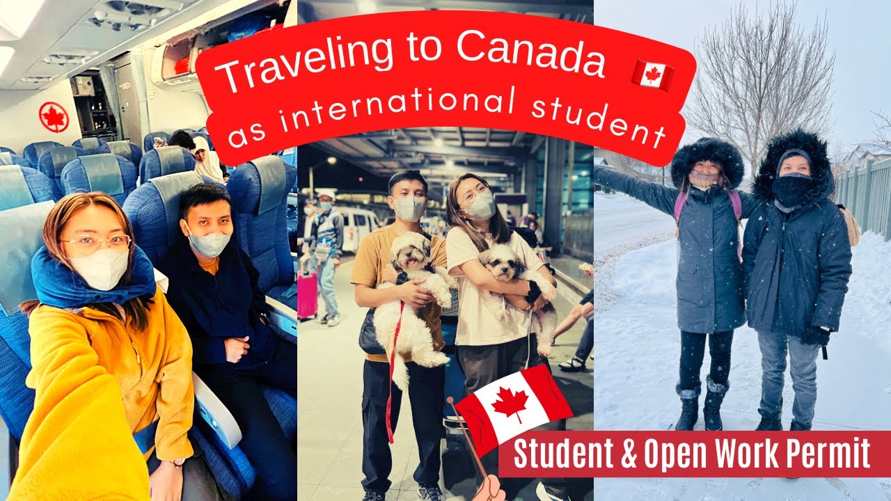 MOVING TO CANADA FROM PHILIPPINES | INTERNATIONAL STUDENT AND OPEN WORK PERMIT | MANILA TO EDMONTON