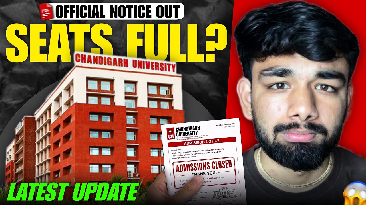 Chandigarh University Admissions Closed?😱 What is Last Date to Apply.!