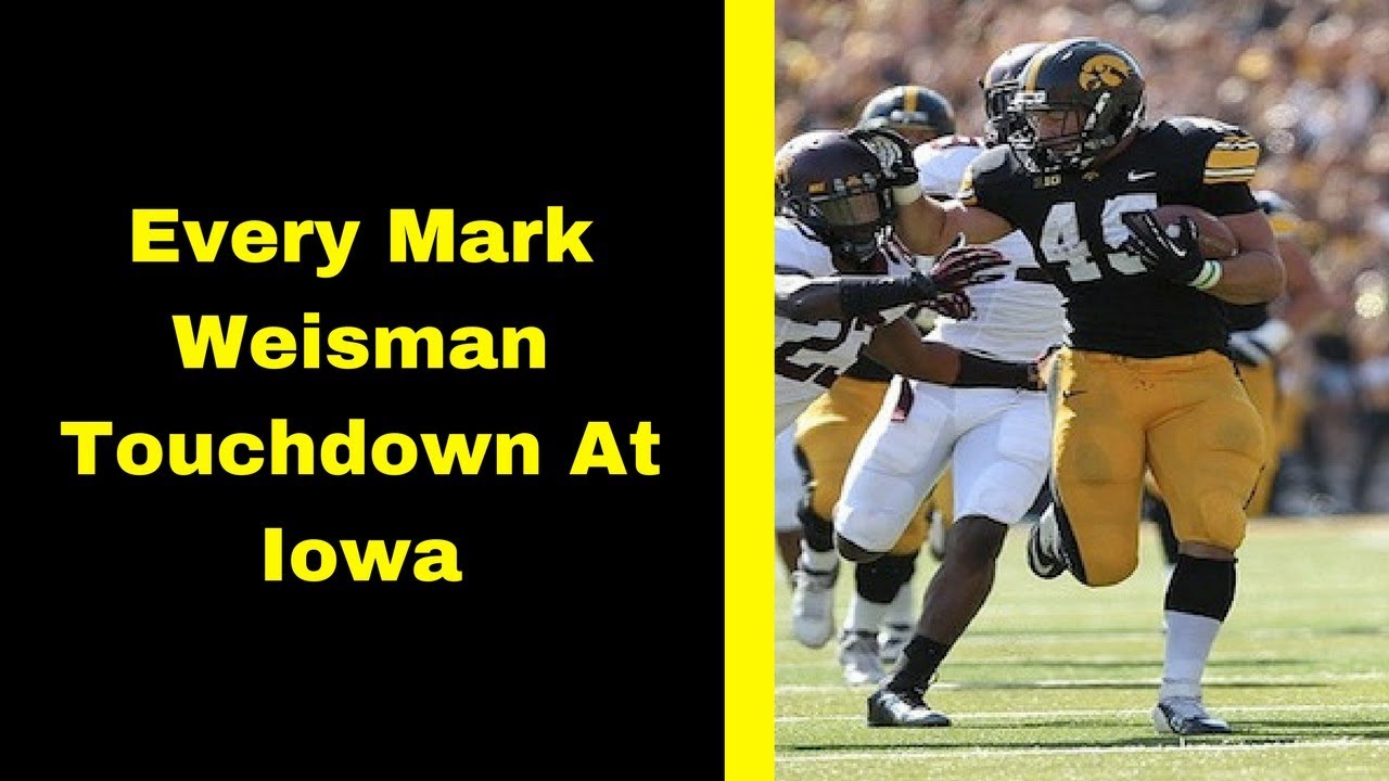 Every Mark Weisman Touchdown at Iowa