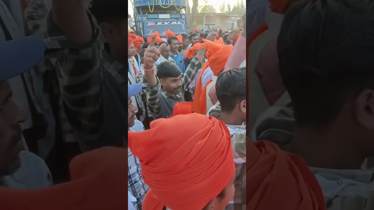 नाचते, गाते , झूमते हुए सुंदरसाथ कार्यक्रम स्थल लाड़ीवारिया (रिंगोल) पहुंचे