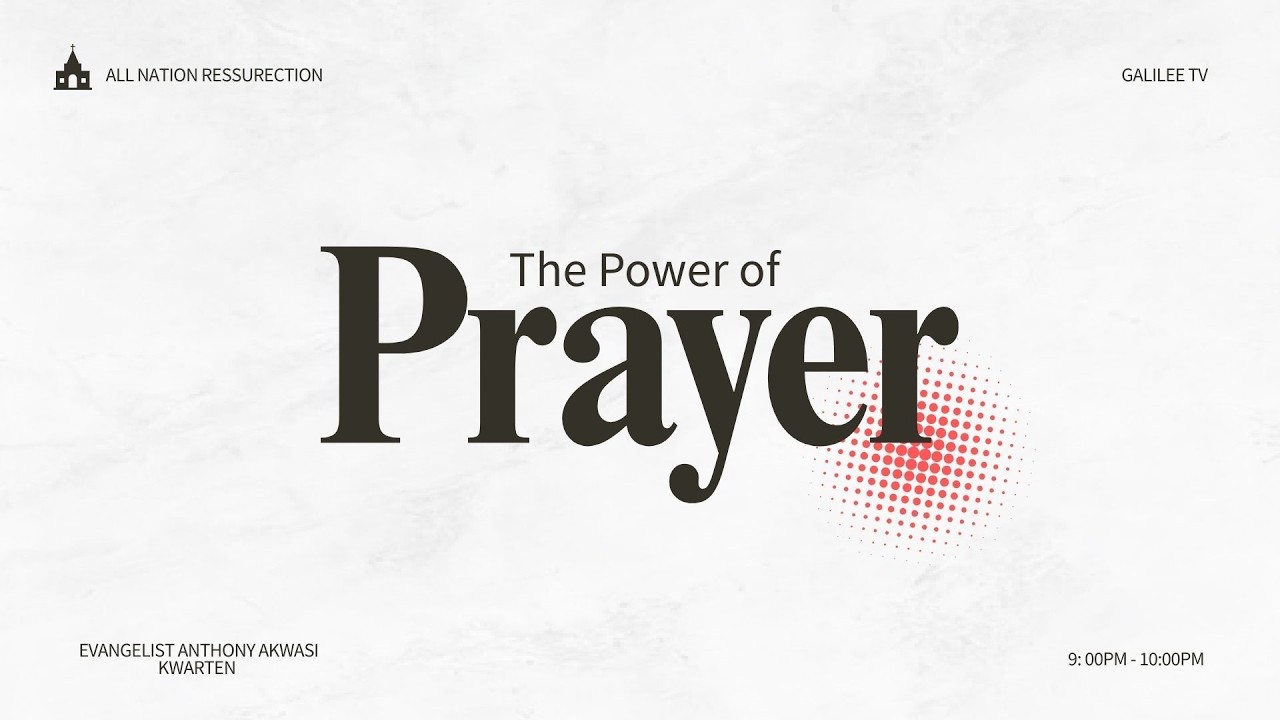 (LIVE) JOIN OUR EVENING PRAYERS   SERVICE - WITH EVANG. ANTHONY AKWASI KWARTENG TUESDAY (19/02/2026)