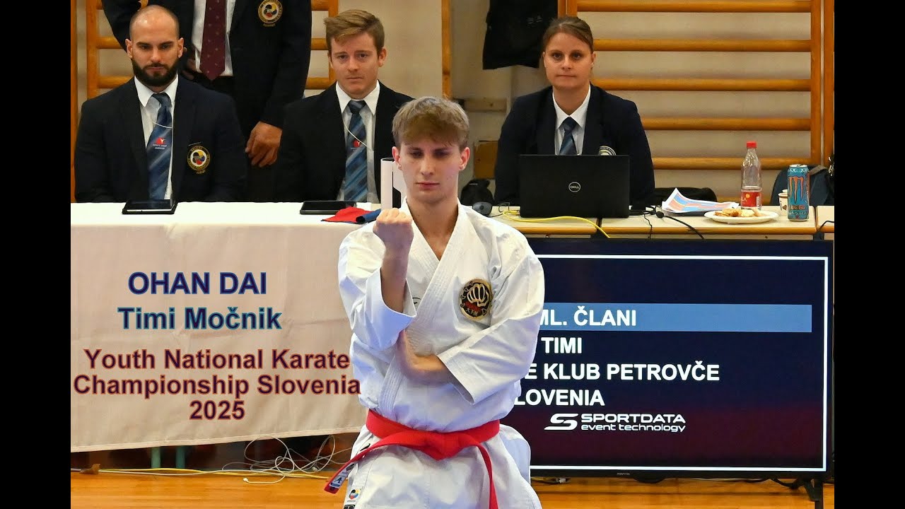 OHAN DAI – Final Kata by Timi Močnik | U21 Men | Youth National Karate Championship of Slovenia 2025