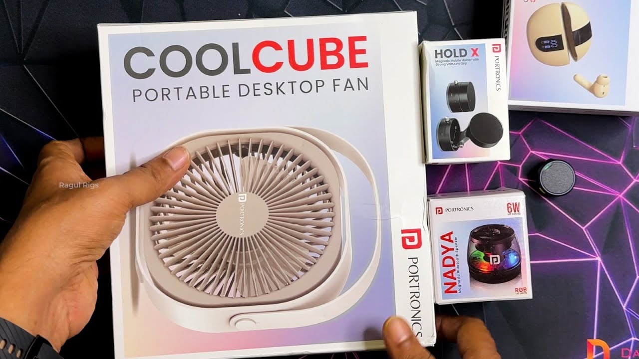 Распаковка Portronics CoolCube, Hold-X, Twins 29 и Nadya | Лучшие гаджеты 2025 года