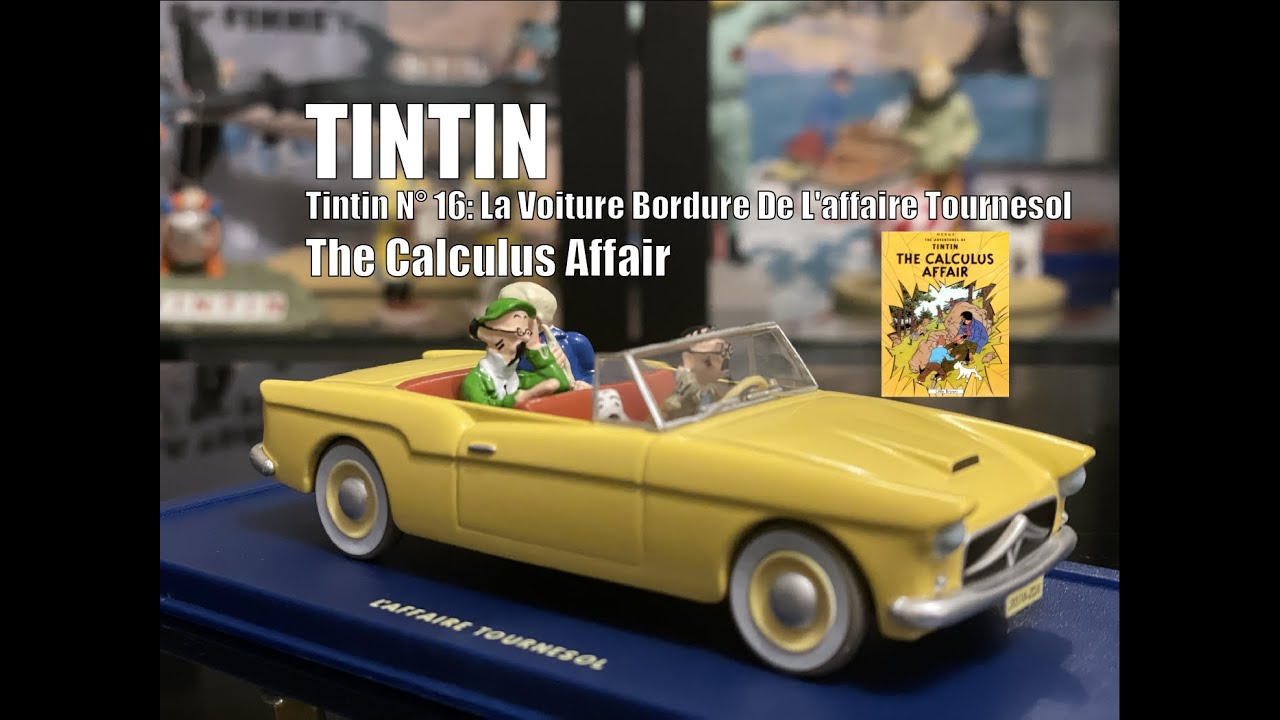 ATLAS TINTIN CAR # 16 La Bordure - The Calculus Affair Herge model car 1/43 Scale