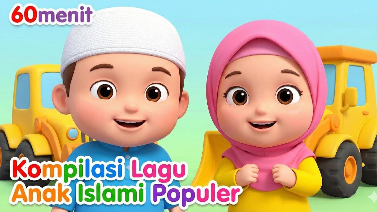 1 Jam Lagu Anak Islami | Kalimat Thayyibah, Rukun Islam & Sholawat
