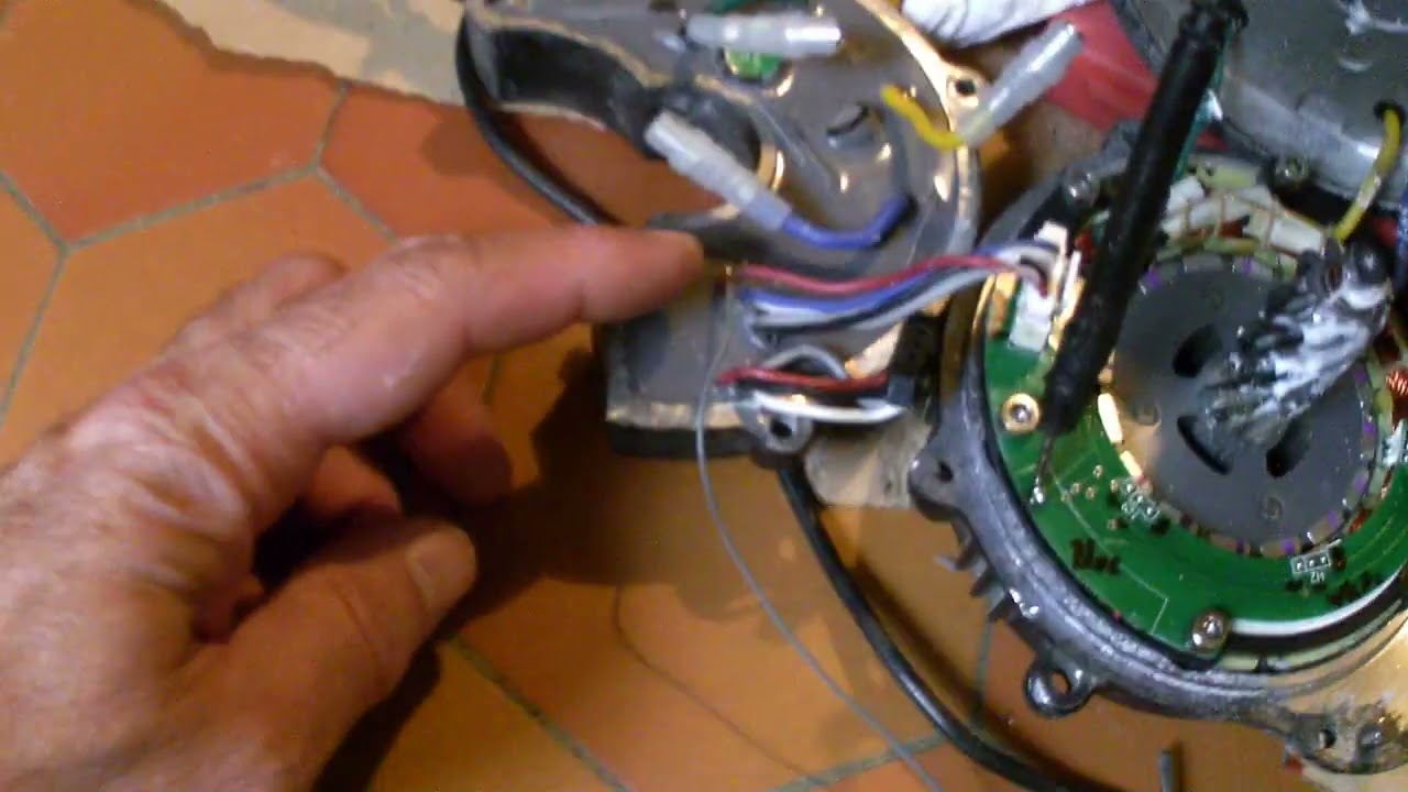 Tester les capteurs de position Hall d'un moteur Bafang BBS.