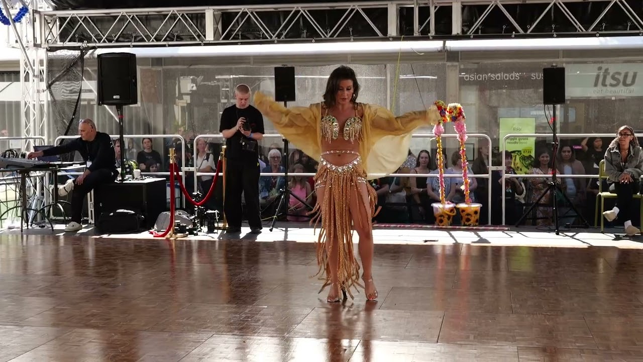 Katie Alyce Professional Belly Dancer performance - Brunswick Centre 2025