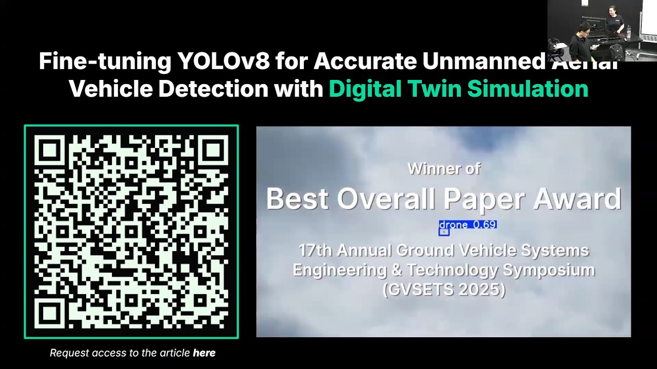 TAMIDS Tech Talk: Rebekah Bogdanoff: DT–Enabled Synthetic Data for Robust UAV Threat Detection