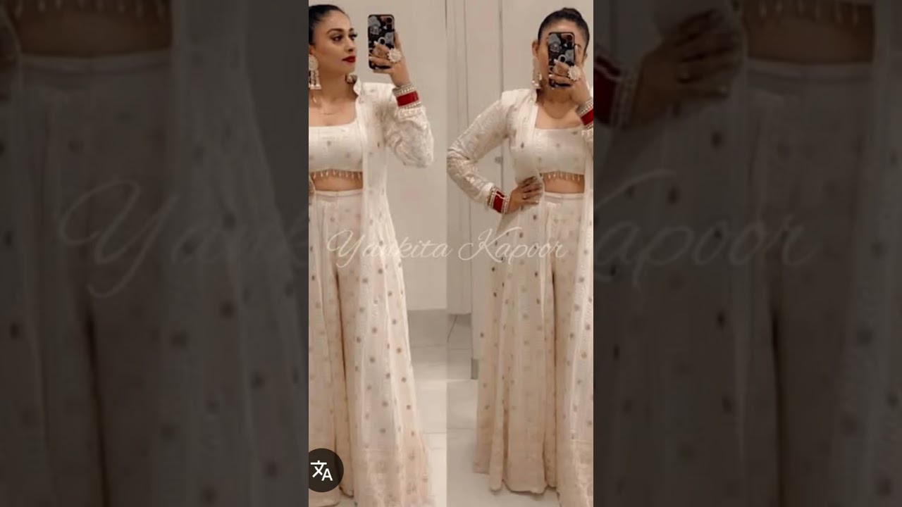 Beautiful, ❤️❤️ crop top palazzo set ❣️🤗💯💯 with jacket,❣️❣️ trending fashion,❣️❣️💯#shorts#