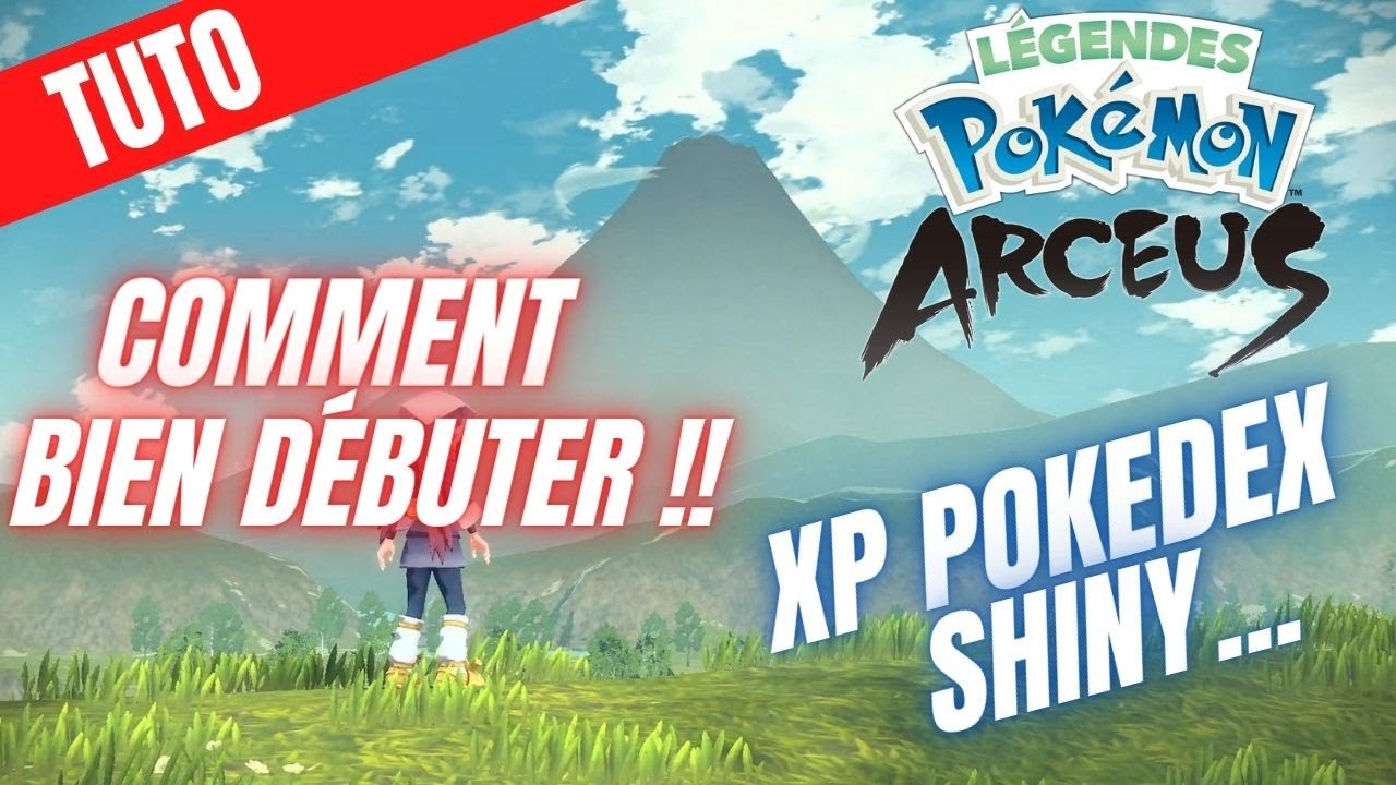 ASTUCES POUR BIEN DÉBUTER LEGENDES POKEMON ARCEUS TUTO [ XP POKEDEX SHINY CAPTURE ]