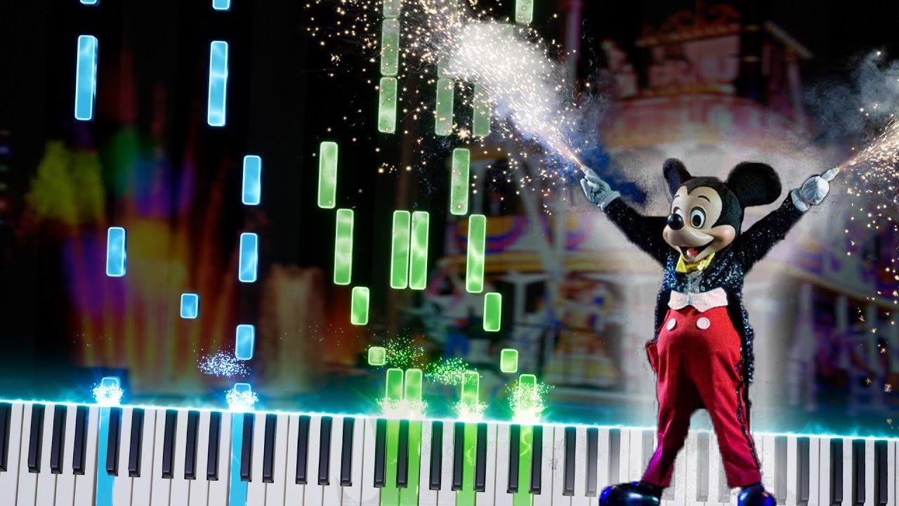 Disneyland - Fantasmic! Theme: Piano Tutorial