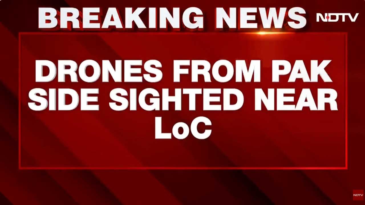 Drone Attack | Army Engages Multiple Drones Near LoC; Search Ops Underway In J&K