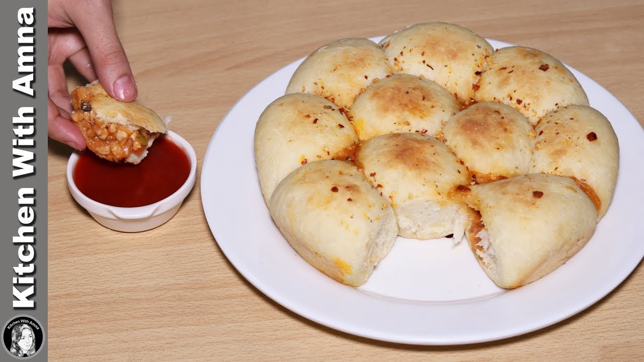 Stuffed Pizza Bites Recipe Without Oven | Ramadan Recipes For Iftar | Kitchen With Amna