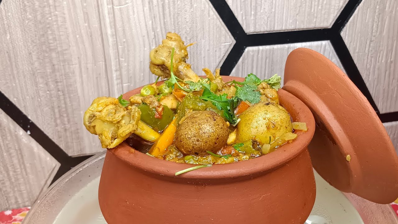Vegetables Matka chicken 🤩🤤