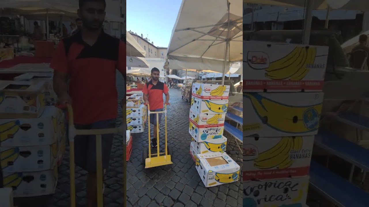 Chợ Campo de' Fiori - Rome - Italia 