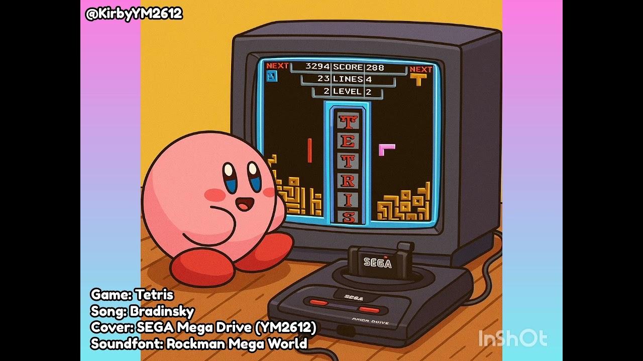 Tetris - Bradinsky (SEGA Mega Drive Cover)