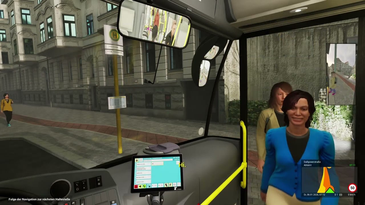 The Bus - Linie 130 und 122 , Heute fährt mal meine Frau - dann gibt es später einen Fahrerwechsel.