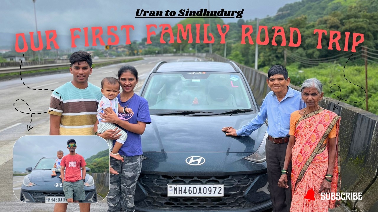 Our Car 🚗 First Longest Roadtrip of Family | उरण ते सिंधुदुर्ग | Travel Vlog
