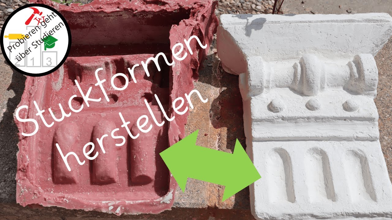 Professionelle Stuckformen – so stellst du sie her (auch als Laie) 💪🤓