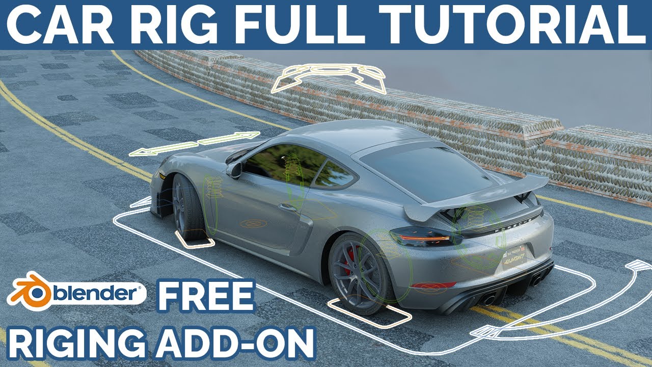 Rigacar Add-on for Blender || Complete Animation Tutorial