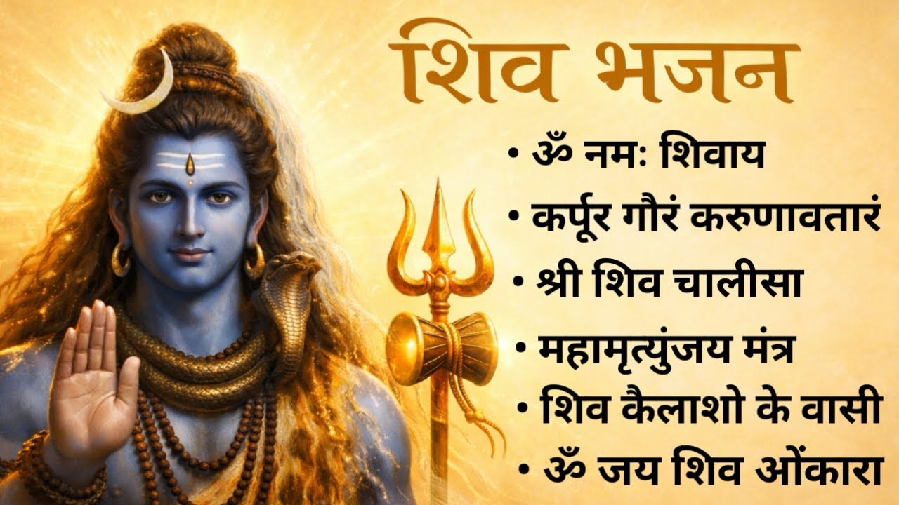 शिव भजन संग्रह | ॐ नमः शिवाय | महामृत्युंजय मंत्र | Shiv Bhajan 2026 | Mahadev Bhakti Songs 🔱