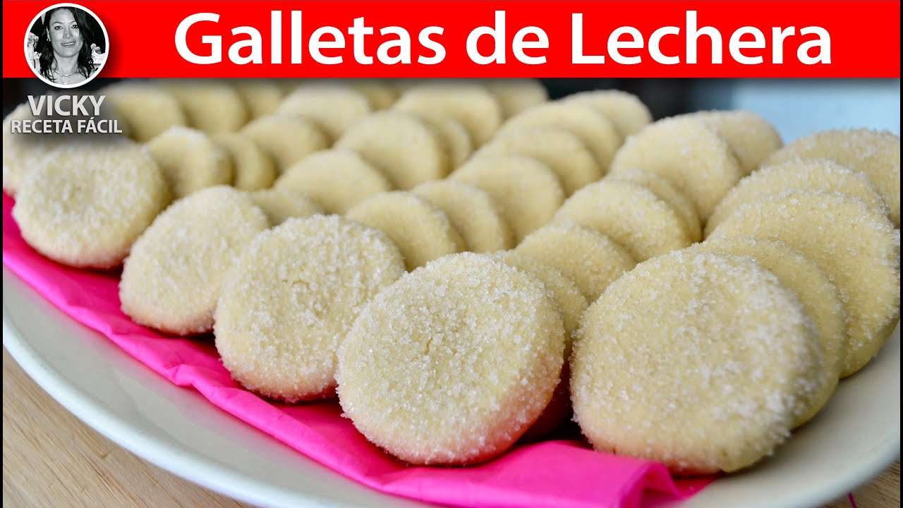 Galletas de Lechera | #VickyRecetaFacil