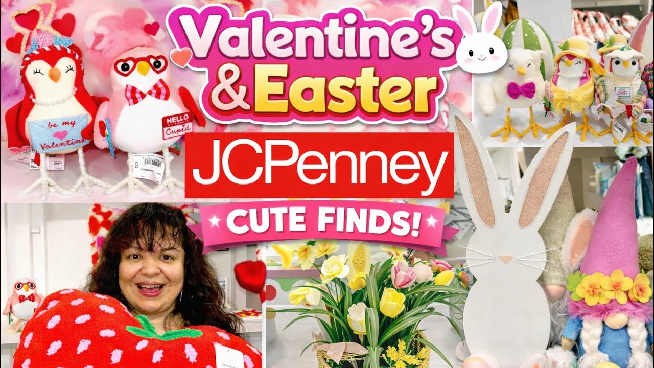 В JCPenney самые милые товары ко Дню святого Валентина и Пасхе! 🐰💞