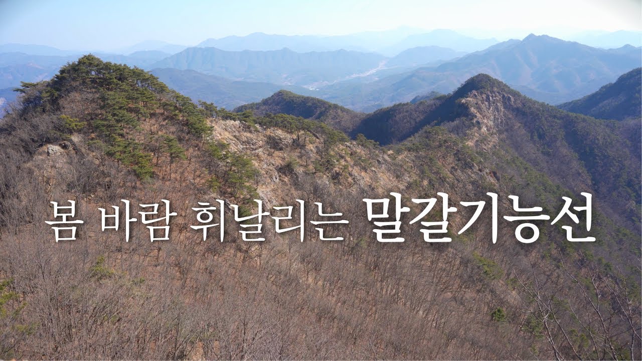 [충북 영동 갈기산] 아찔한 뾰족뾰족 바위능선 | 등산 코스 | 말갈기능선 | 금강 | 봄 산행 추천 | 충청도 여행