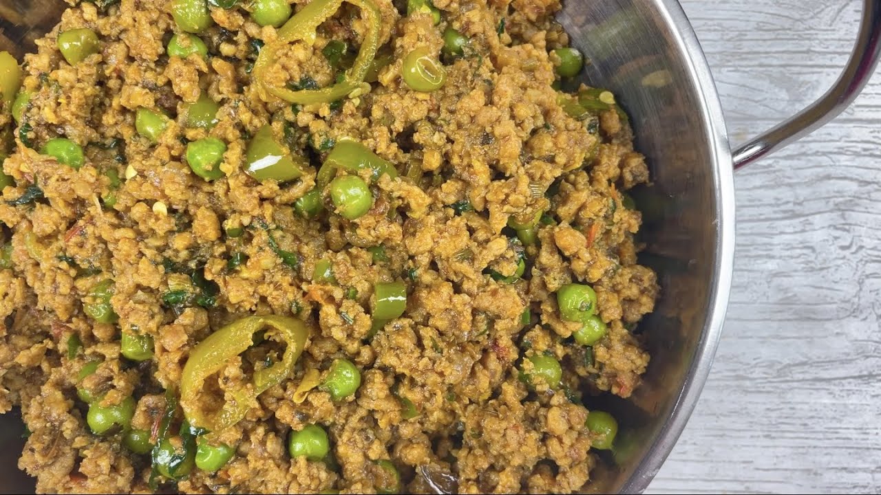 How To Make Keema Matar Recipe • Matar Keema Curry Recipe • Mutton Keema Recipe • Mince Curry Recipe