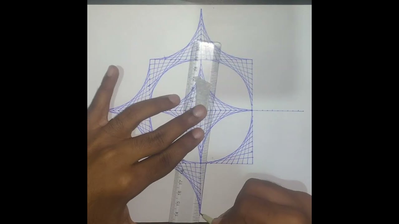 Geometrical art II illusion drawing tutorial II #howtodraw #artangle #art