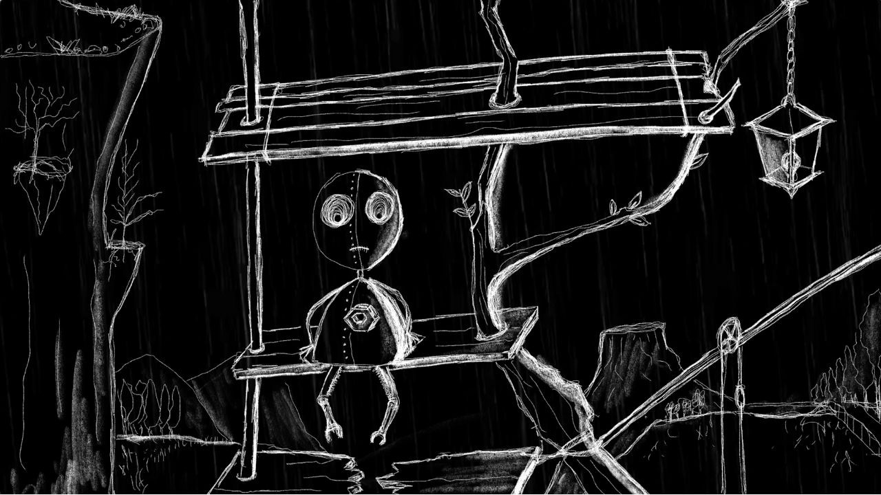 Help me, I've got a heart | Rain & live Drawing | Dark Ambient