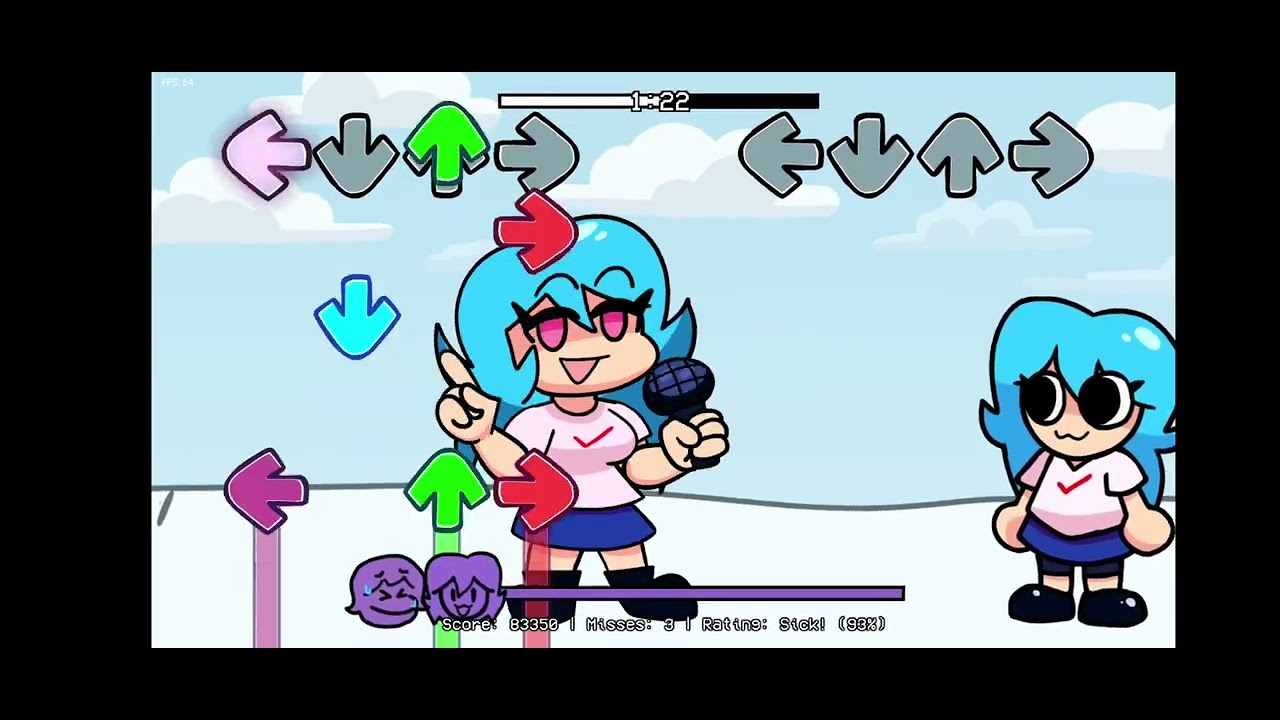 Crucifi but Sky and pow ski sing it fnf mod android