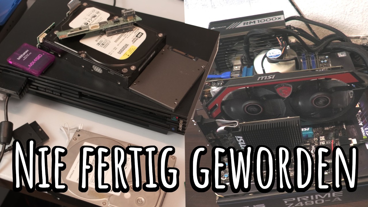 Warum diese Projekte nie fertig wurden… (PS2+HDD-Install, Audi A7 LED, Nvidia SLI-Hack)