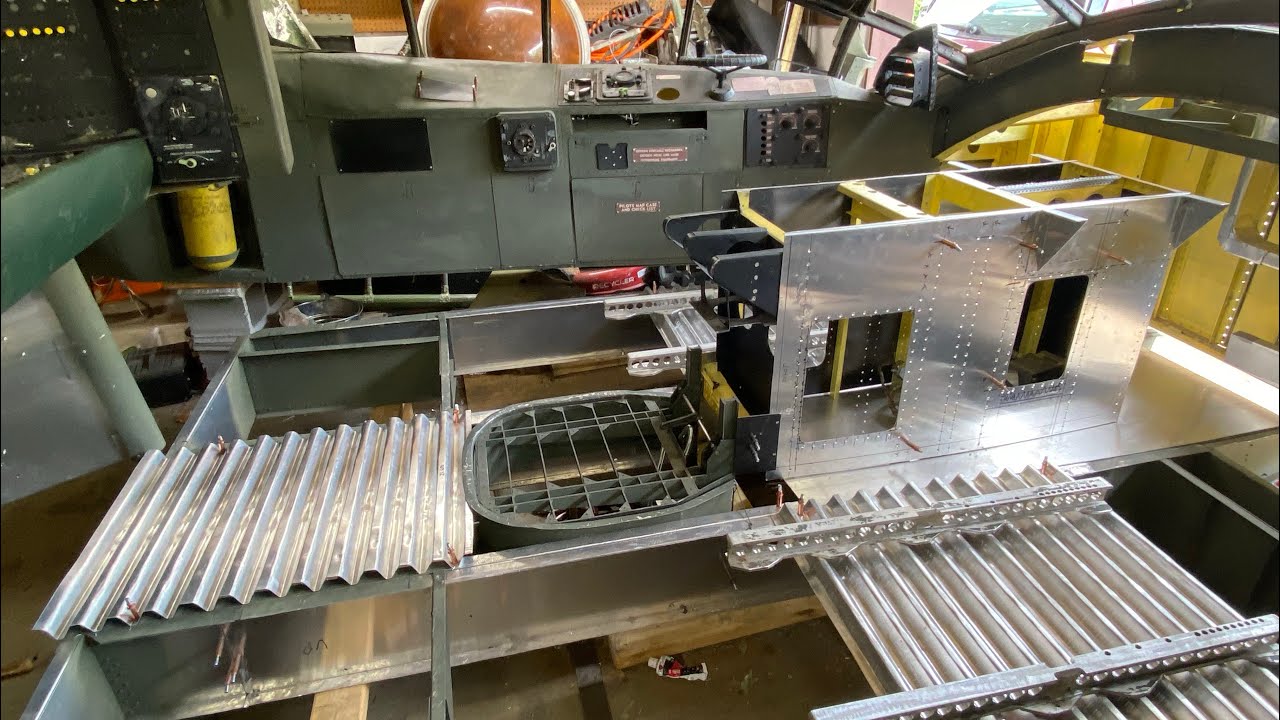 Easy Peasy Lemon Squeeze - The B-36 Flight Deck Floor Corrugated Aluminum Panels