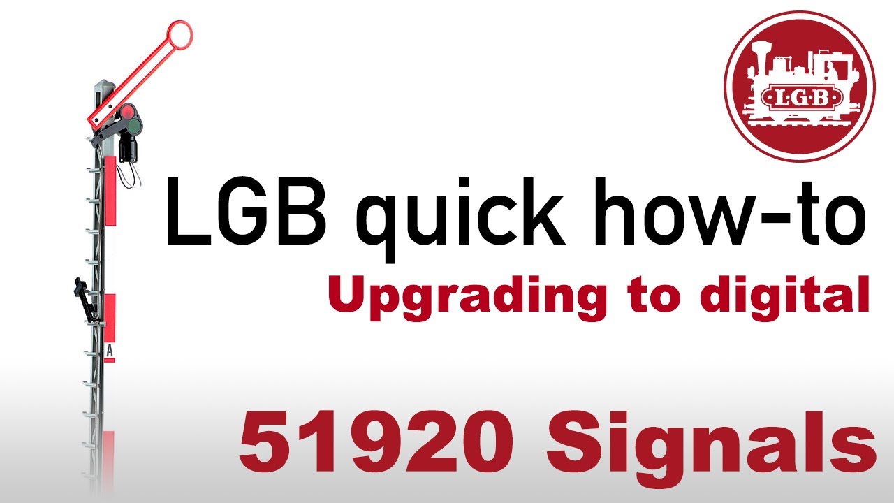 Digitizing the LGB 51920 Signal with a 55524 Decoder, 12070 Switch and Marklin CS3 Central Station.