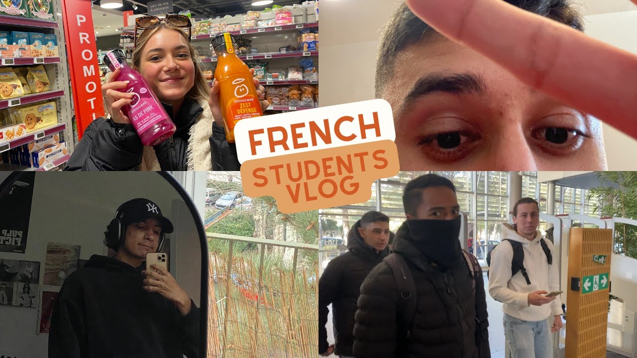 Vlog : French students vlog 🏫