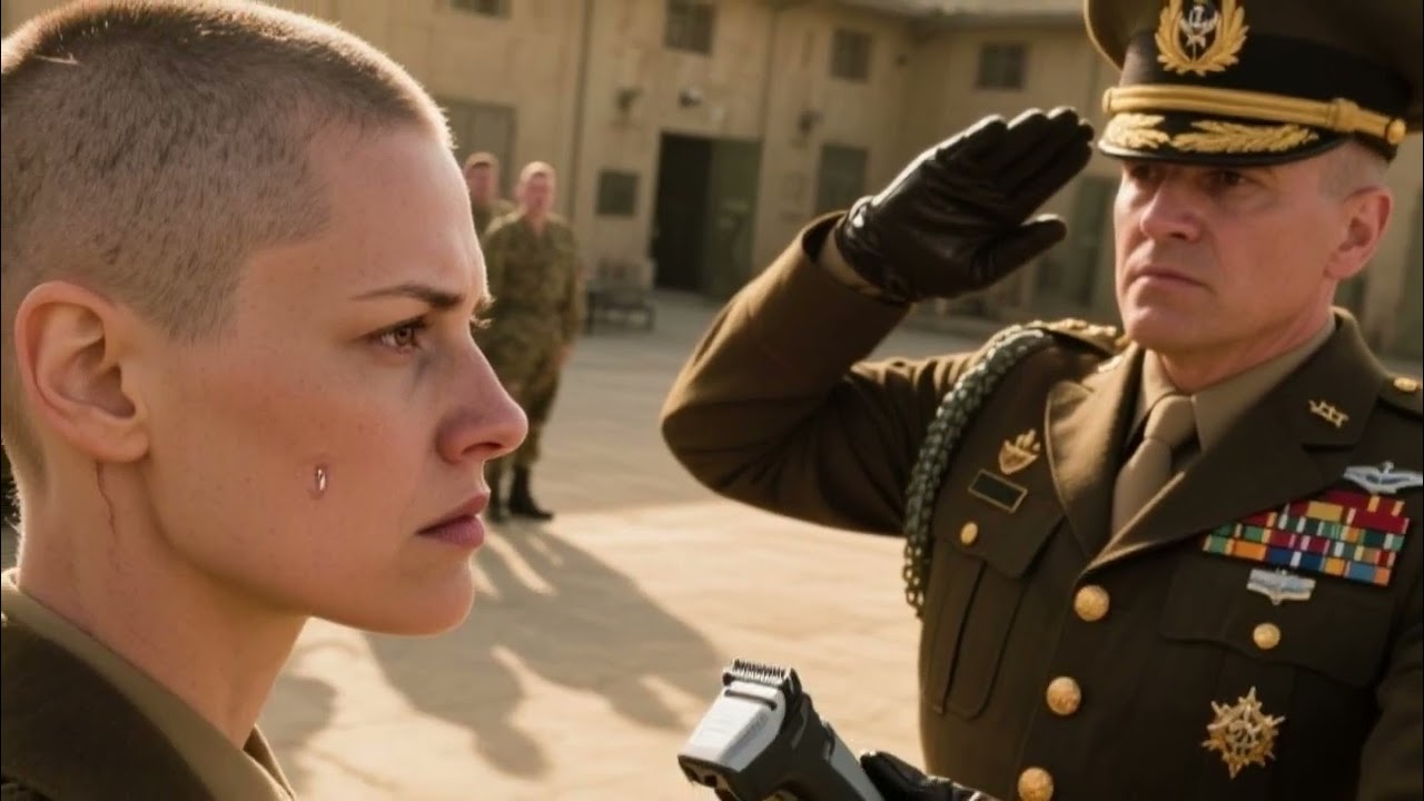 They Shaved Her Hair to Humiliate Her Then a General Stepped In and Announced She Outranked Everyone