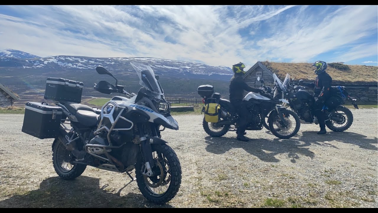 MC turen 2022. End of Aursjövegen towards Dovrefjell