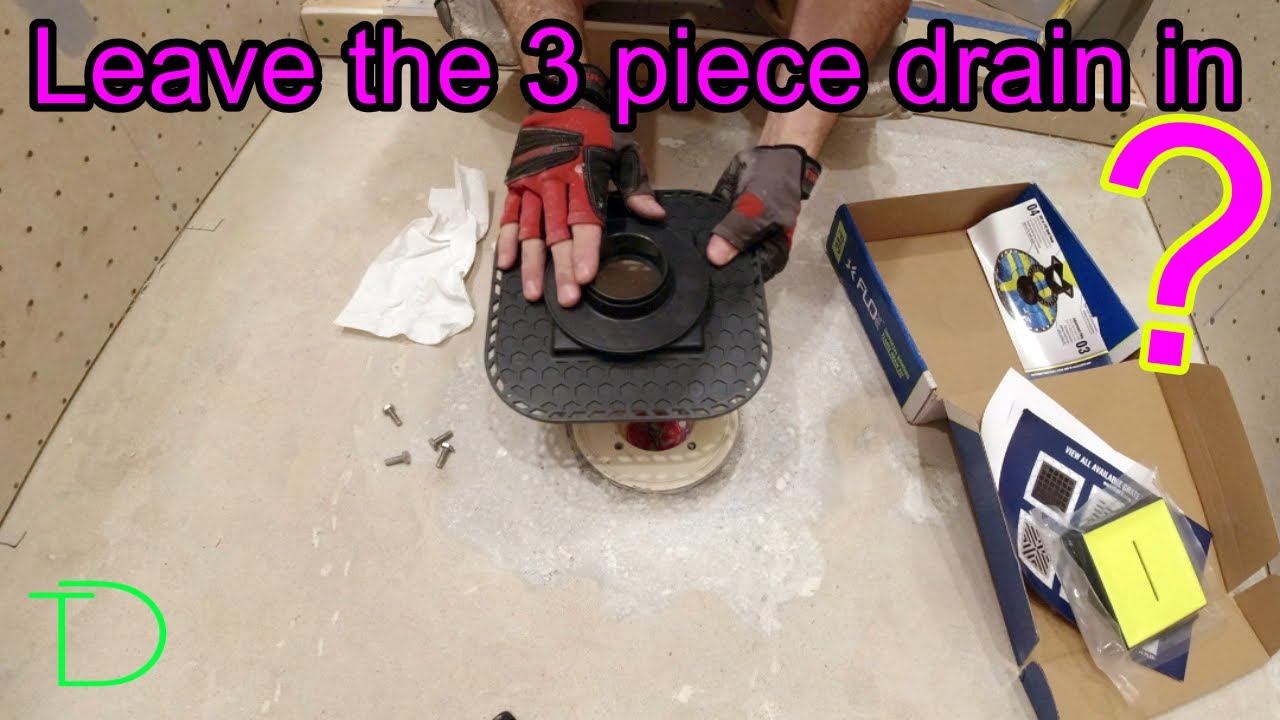 Connect to 3 piece drain with flow fx