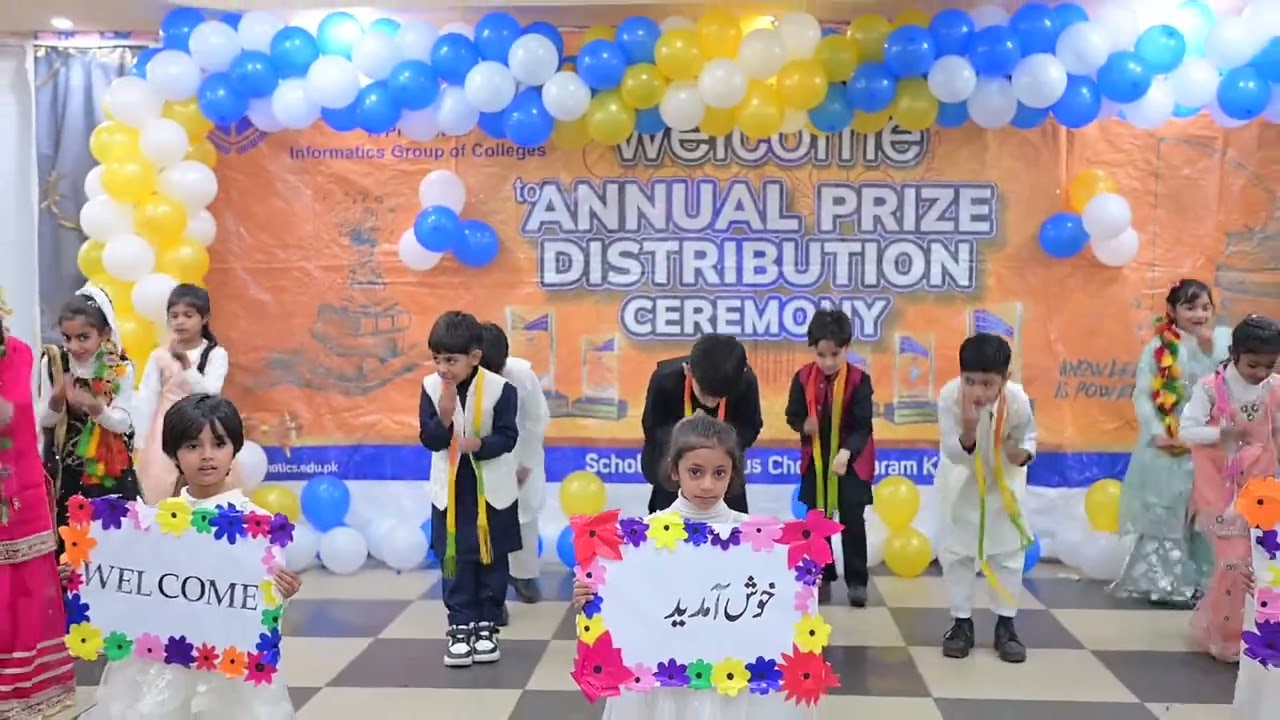 Welcome Tablo by the Little Stars – Alliance School Scholars Campus, Chowk Dharamkot.