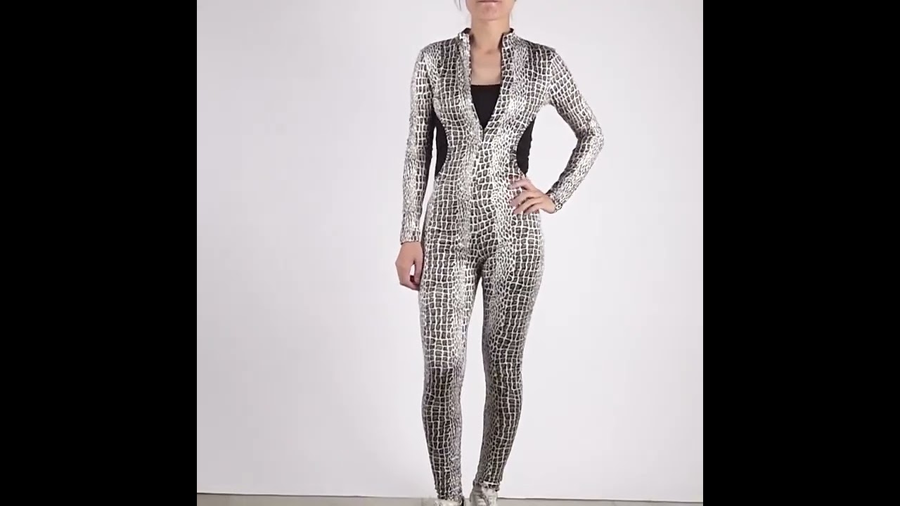 Snakeskin Jumpsuit