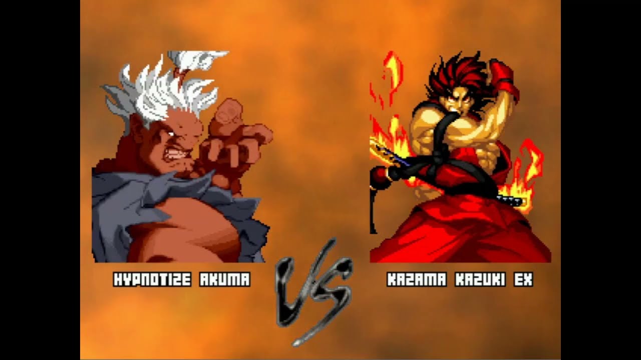 Hypno Akuma vs Kazuma Kazuki EX SF vs Samsho Epic Bout