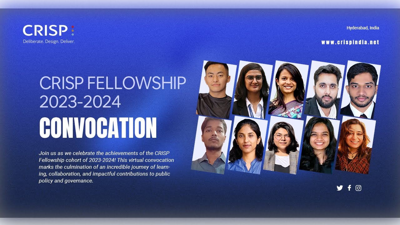 CRISP Fellowship (2023-2024) | Online Convocation Ceremony 🎓