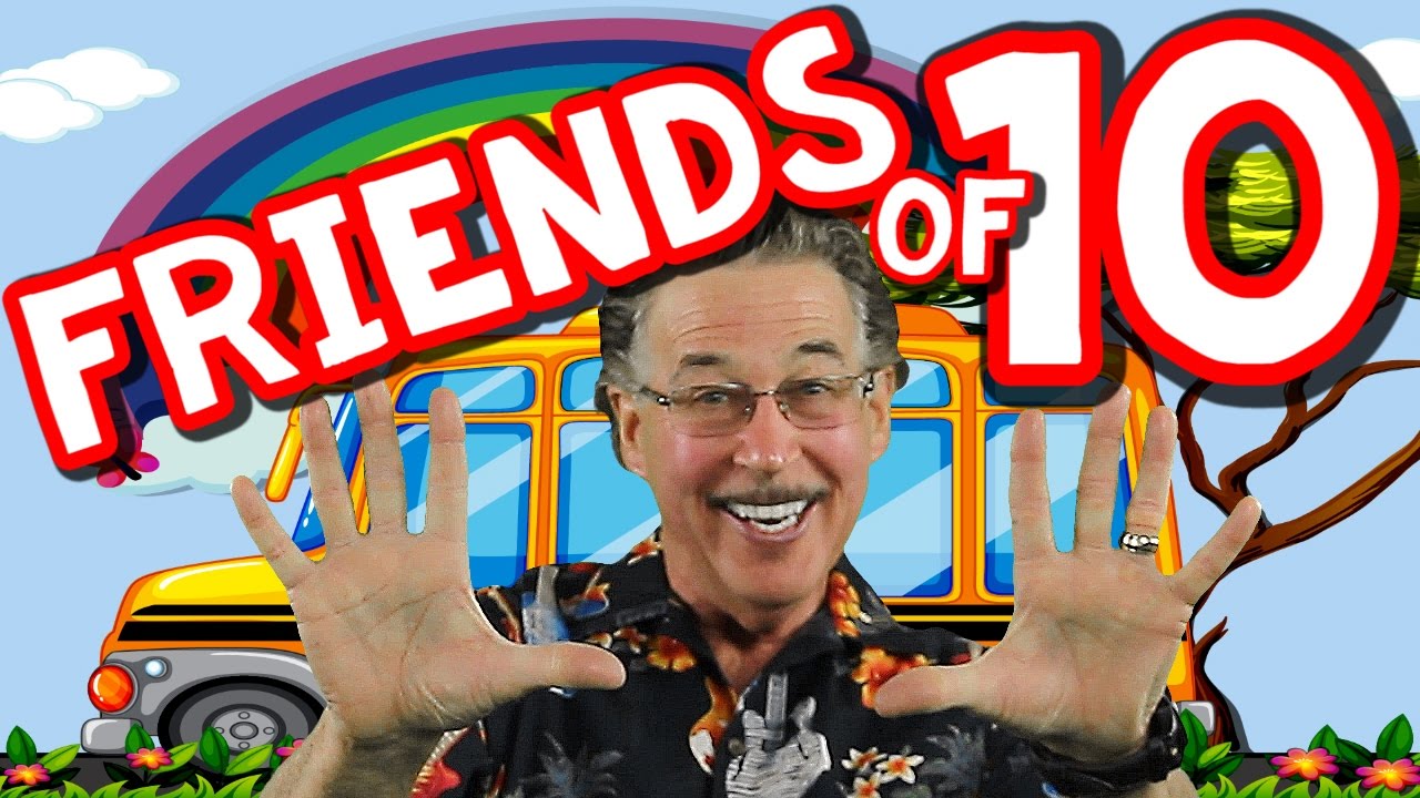 Friends of 10 | Learn to Add | Math Song for Kids | Addition Song | Jack Hartmann